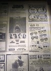 July 4  1975 Newspaper Page  1790-  Jaws Movie Ad Starring Roy Scheider