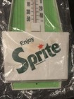 Vintage Enjoy Sprite Thermometer Nos 18    1960   s   70   s Soda Pop