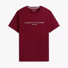 Tommy Hilfiger Men s Embroidered Logo Regular Fit Crew Neck Jersey T-shirt Tee