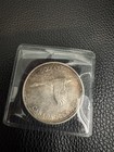 1867-1967 Canadian 80  Silver Dollar Elizabeth Ii flying Goose Rim Toning