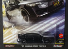 Hot Wheels Premium Chase - Ronin Run Ii - 2007 Honda Civic Type R  0 5