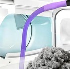 Upgraded Dryer Vent Cleaner  Universal Vacuum Hose Kit Attachment For Purple