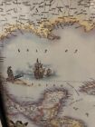 Framed Map Of Gulf Of Mexico And Caribbean Sea  21x29   Unique Map