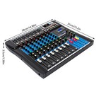 8 Channel Bluetooth Live Studio Audio Mixer Professional Usb Mixing Console