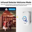 Wireless Driveway Alarm Infrared Motion Sensor Home Garage Alert Security System