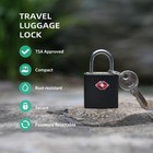 Tsa Locks For Luggage With Keys  Travel Luggage Locks Tsa Approved 4 Pack  Sm   