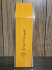 Rare Veuve Clicquot Champagne Polo Classic Arrow Sign Yellow Metal Tin Box