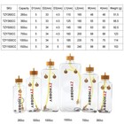 1pc 700cc 700ml Transparent Plastic Fuel Tank Oil Box For Gas Airplane Rc Model