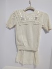 Vintage 80s Gunne Sax Jessica Mcclintock Girls Dress Prairie L 2 Piece Sweater