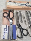 Vintage Scissors   Clipper Lot Wiss  Craftsman   Stellar 7  Pinking Shears Etc