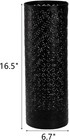 Hakaroa Metal Round Umbrella Stand  Freestanding Umbrella Holder  Black 