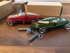Vintage Louis Marx   Co Streamline Speedway 2 Cars In Boxes  Mint Condition
