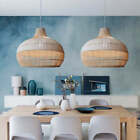 Us Pendant Light Fixture Hanging Handwoven Rattan Island Bedroom Kitchen New