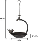 Antique Cast Iron Faucet Hanging Bird Bath  Outdoor Bird Bath  Bird Feeder Seed 