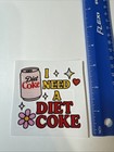 Diet Coke Vinyl Sticker