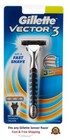 Gillette Vector 3 Razor Handle Fit Sensor Excel Men Women Blade Refill Cartridge