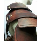 Men Medieval Shoulder Costume Armors Cosplay Pu Battle Knight Pauldron Armor