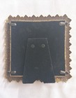 Vtg  Style Gold Ornate Filigree Miniature Picture Frame 3 5 x3 5  