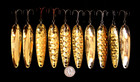 New Gold 3 3 4  Salmon Trout Walleye Trolling Spoons Downrigger Fishing Lures 