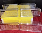 1993 Risk Board Game 6 Clear Plastic Army Containers Replacement Pieces Parts