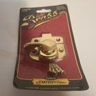 H b  Ives Vintage Artisan Brass Metal Latch Sash Window Lock Gold 2 w C4b3 Usa