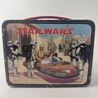 Vintage Star Wars X-wing Lunch Box     Classic Retro Collectible Tin 1977 Thermos