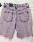 Wild Fable Womens Pink Acid Wash Distressed High-rise Bermuda Shorts Size 2 Nwt