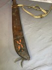 Late 1800   s Collins   Co Legitimus Machete W  Leather Sheath Antique Cane Knife