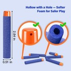 Amosting Refill Darts 100pcs Bullets Ammo Pack Compatible For Nerf Blue 