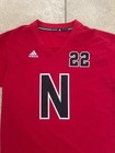 2012 Adidas  22 Techfit Jersey Nebraska Cornhuskers Huskers Jersey Size Large