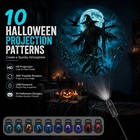 2026 Upgraded Halloween Projector  10 Patterns Halloween Themes 10