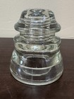 Vintage Clear Glass Insulator Hemingray Made In Usa