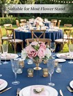 10 Pieces Dusty Rose Pink Roses Artificial Flower Balls Centerpieces