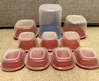 Lot Of 10 Rubbermaid Storage Containers W  Lids  - 1 25  2  5  7 Cups  3 Quarts
