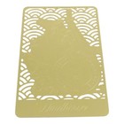 Feng Shui Windhorse Talisman Gold Card