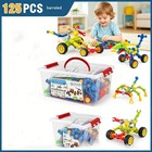 125pcs Building Toys Educational Learning Toys Large Storage Box Children Gift  