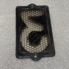 1 Vintage House Number 3 Antique Glass Reflecting Vintage 50s 60s