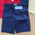 Lot Of 4 Blue Red Polo Shirts And Shorts School Uniform Cat   Jack Size 8 Nwt