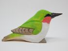 Hummingbird Figurine Statue Small Wood Art Sculpture Decoration Carved Miniature