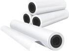 Wide Format Paper Plotter Paper 4 Rolls 24 In X 150 Ft Cad Bond Rolls 2 core