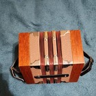 Mint Hohner Concertina D40 20button 40reed Made China Mahogany Finish