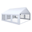 20x20 Ft Heavy Duty Canopy Outdoor Aluminum Frame Wedding Party Tent Waterproof