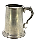 Vintage English Pewter Tankard Beer Mug Pint Stein Engraved 24 June 1967 M k 