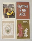 Lot Of 65  Birthday Greeting Cards W  Envelopes-unused-unique-animals-70   s-00   s