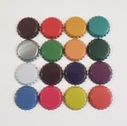 100 Colored Beer Bottle Caps For Brewing Homebrew Blue Red Pink Orange Yellow
