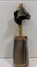    1980s Native American Iroquois Hand Made Fancy  Shaman  Horn  Rattle   