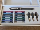 Vtg Sheaffer Nononsense Calligraphy Set With Fountain Pen   3 Nibs   Instruction