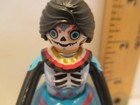 Playmobil Figure Woman W  Painted Face In Costume   Gown For The Day Of The Dead
