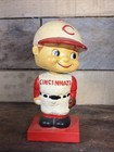 Vintage Cincinnati Reds Bobblehead Made Japan Red Base Nodder 1960   s Baseball