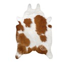 Genuine Calfskin Hereford Calf Hide Cow Skin Cowhide Rug Leather Area Rug 3-3 5